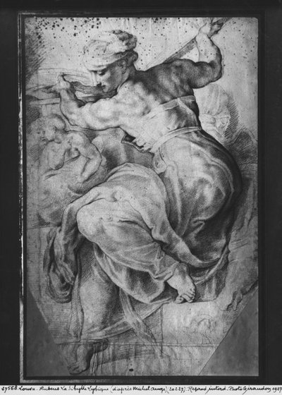 The Libyan Sibyl, after Michelangelo Buonarroti by Peter Paul Rubens